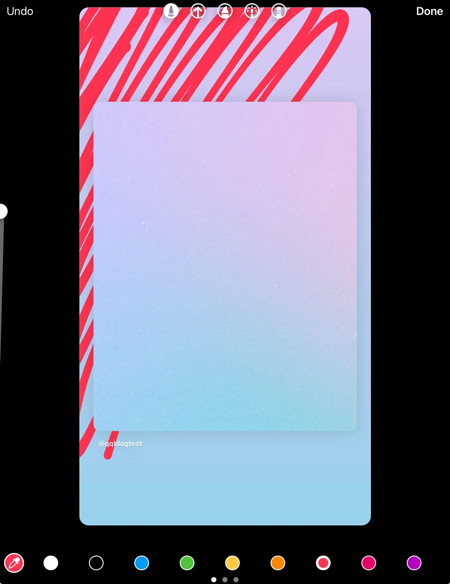 instagram story color background