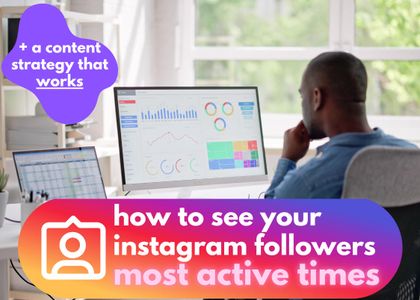 how to see when followers are most active on instagram