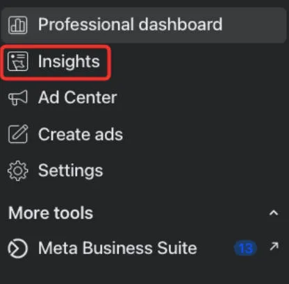 facebook page insights