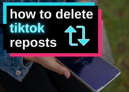 how to delete tiktok repost