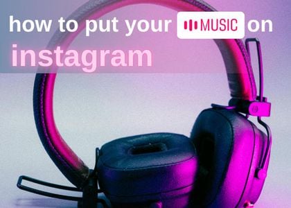 how to put my music on instagram