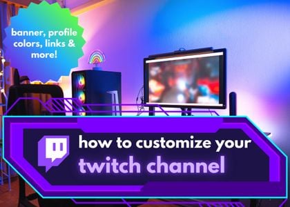 how to make a banner for twitch