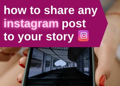 why can't i share an instagram post to my story