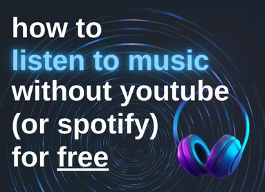 how to listen to music without youtube