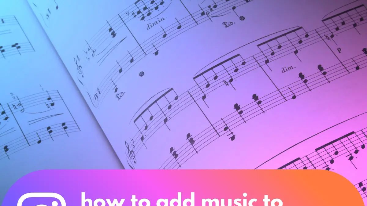 why can't i add music to instagram post