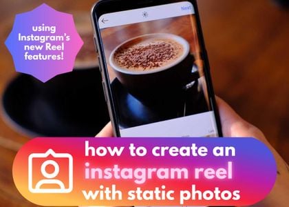 how to make an instagram reel with photos