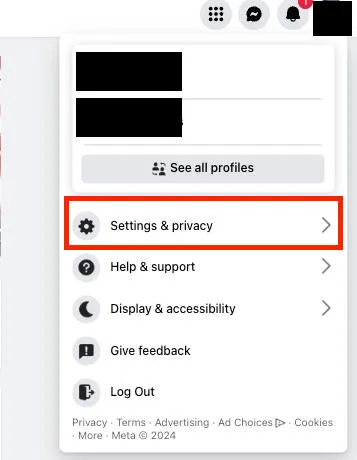 facebook web settings privacy