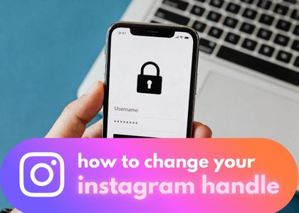 how to change instagram handle
