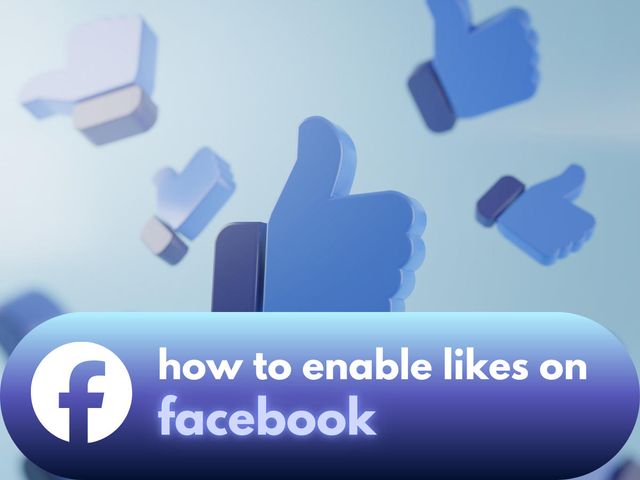 how to enable likes on facebook 