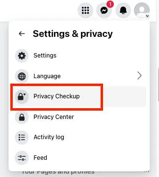 facebook privacy checkup