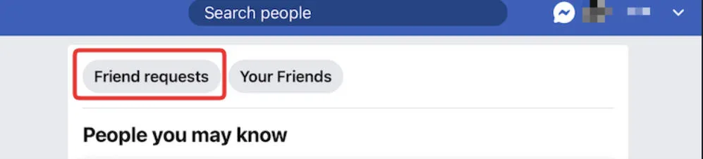 facebook friend requests mobile
