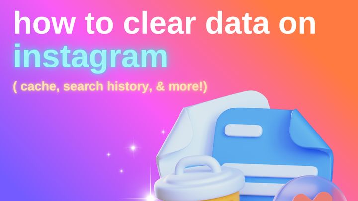 how to clear data on instagram