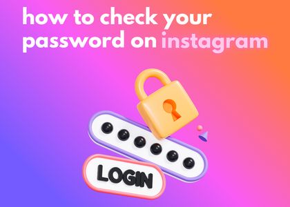how to check your instagram password