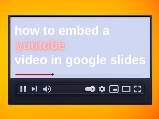 how to put a youtube video in google slides