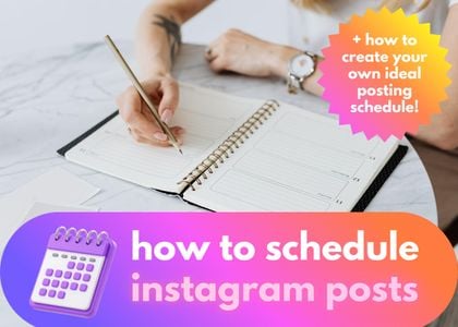 why can't i schedule a post on instagram