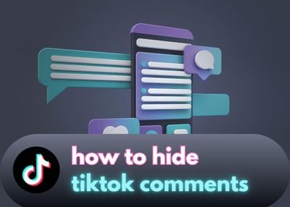 how to hide comments on tiktok