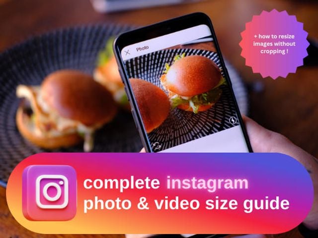 How to make photos fit on instagram