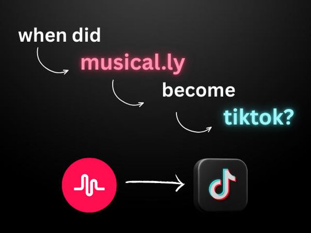 When did musically switch to tiktok
