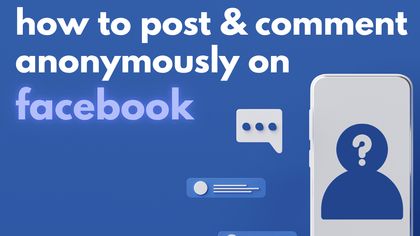 how to post and comment anonymously on facebook