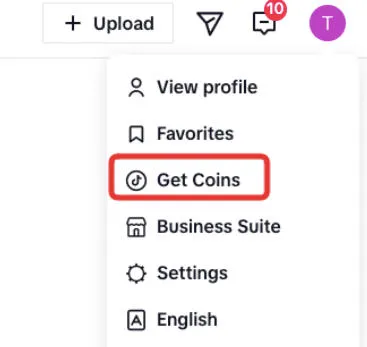 tiktok desktop buy coins