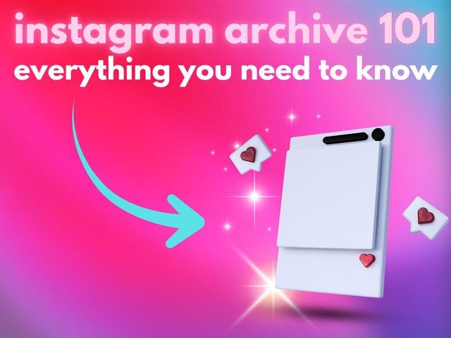How to archive instagram posts
