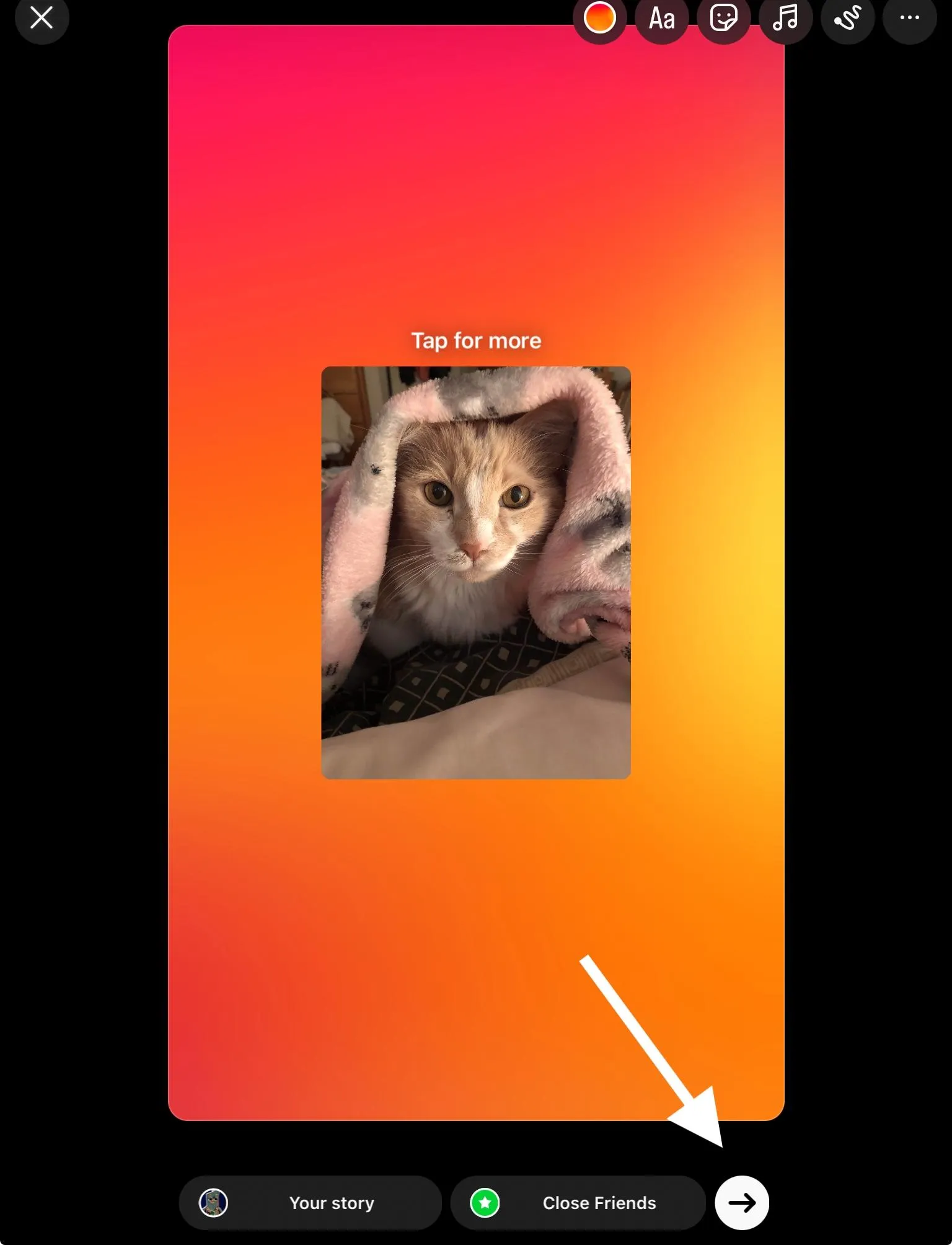 instagram story post story