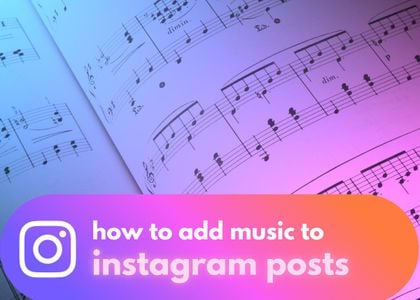 why can't i add music to instagram post