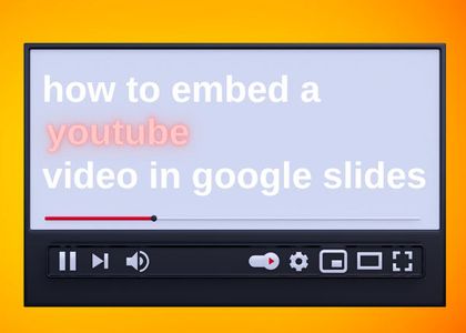 how to put a youtube video in google slides