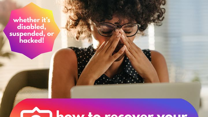 how to get my disabled instagram account back