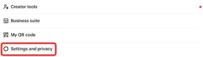 tiktok settings and privacy