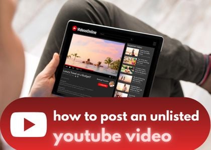 how to post an unlisted youtube video