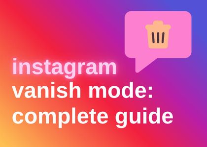 how to undo vanish mode on instagram