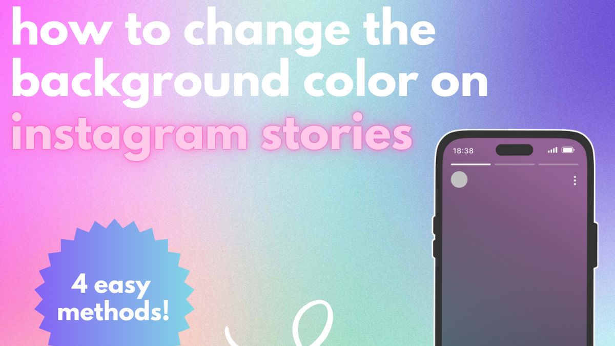 how to change background color on instagram story when sharing post