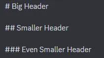 discord header markup