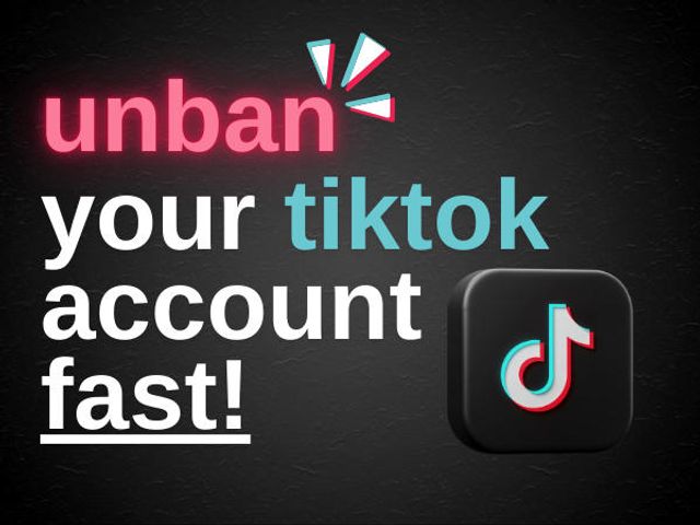 how to unban tiktok account
