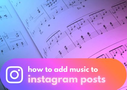 why can't i add music to instagram post