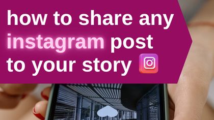 why can't i share an instagram post to my story