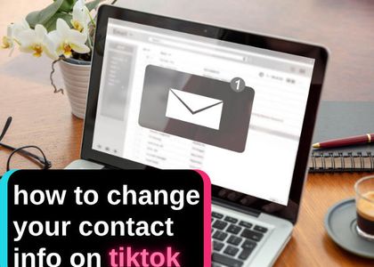 how to change email on tiktok
