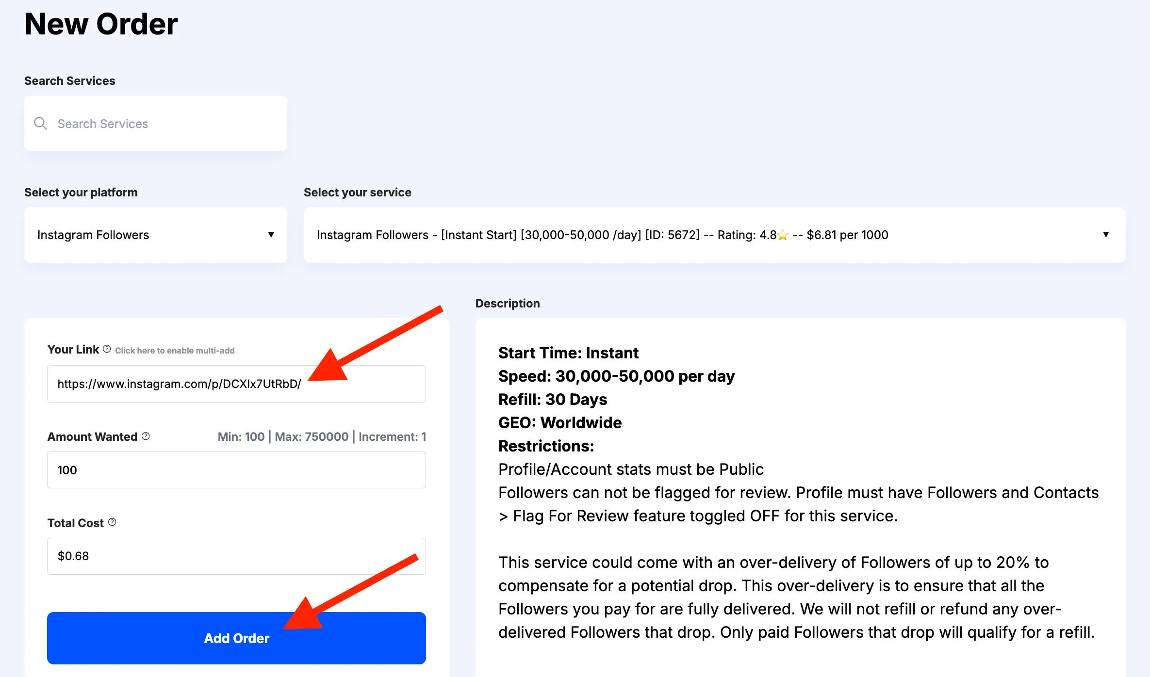 buy instagram followers
