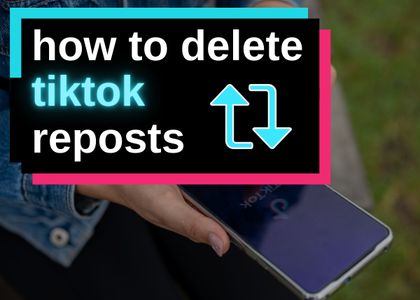how to delete tiktok repost