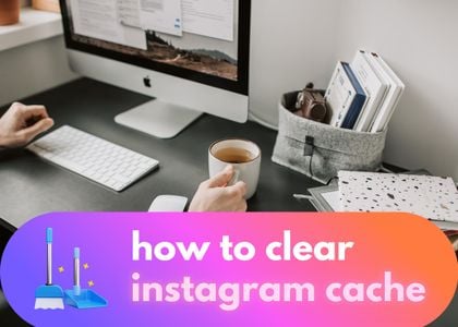 instagram how to clear cache