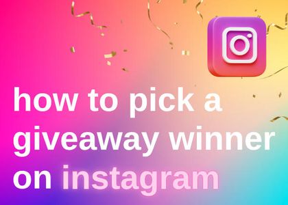 how to pick a giveaway winner on instagram