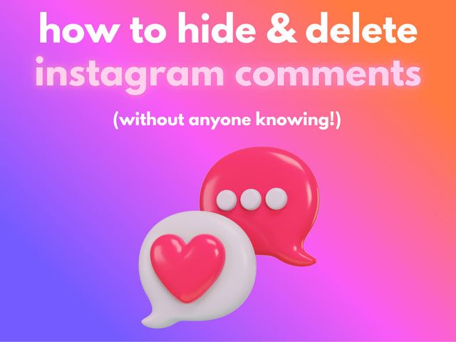 if you hide a comment on instagram does the person know