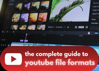 what file formats does youtube accept