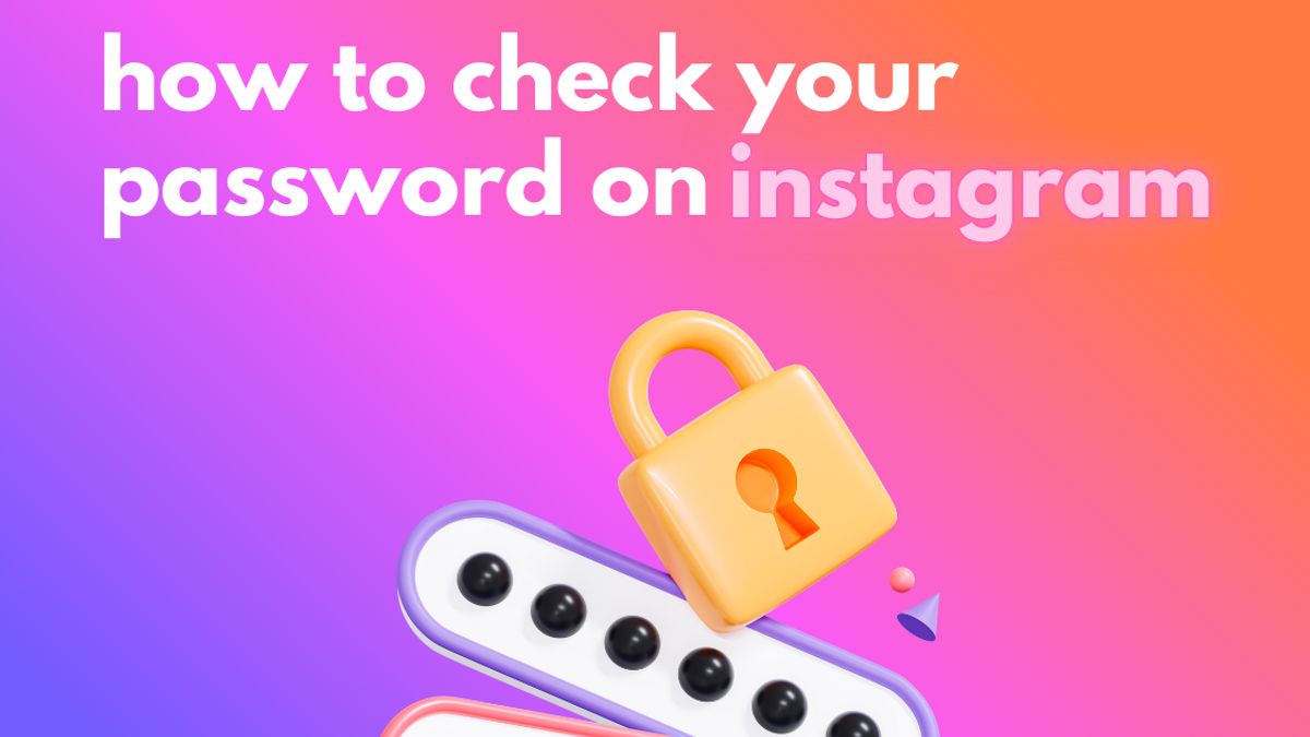 how to check your instagram password