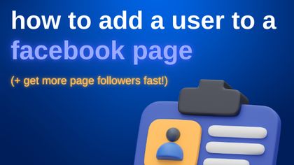 How to add user to facebook page