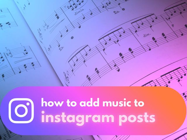 why can't i add music to instagram post