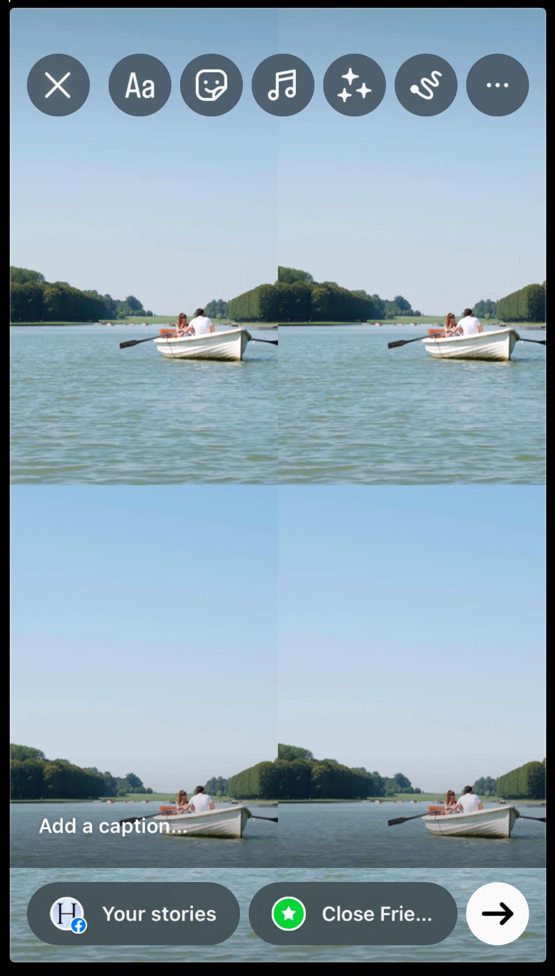 instagram story grid