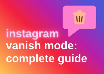 how to undo vanish mode on instagram