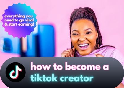 how to become a content creator on tiktok